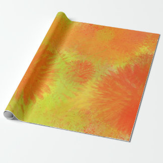 Papier Cadeau chardon jaune 