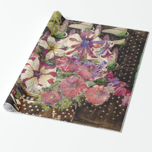 Papier Cadeau Charles Rennie Mackintosh - Petunias