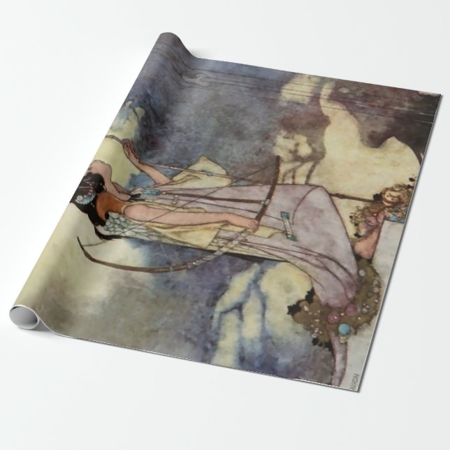 Papier Cadeau Charles Robinson's Art from Love Songs and Sonnets (Déroulé)