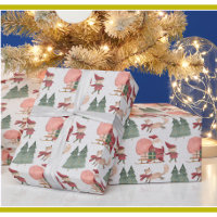 Charmante Noël Arbres Père Noël Elves Neige