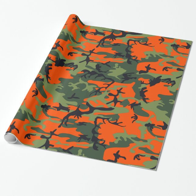 Papier Cadeau Chasse Camo (Déroulé)