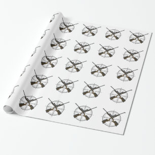 Papier Cadeau Chasse de fusil de tireur isolé de réticules