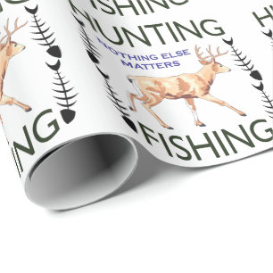 Papier Cadeau Chasse et pêche