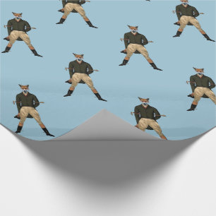 Papier Cadeau Chasse vintage au renard