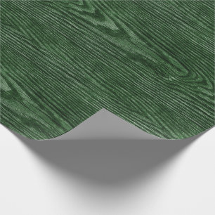 Papier Cadeau Chasseur patiné de texture de bois vert