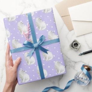 Papier Cadeau Chat persan à points