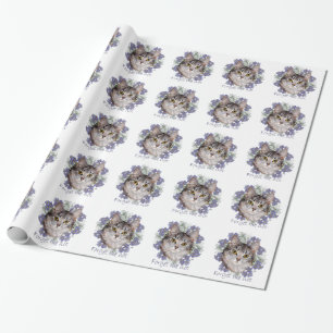 Papier Cadeau Chat Tigre Mémorable