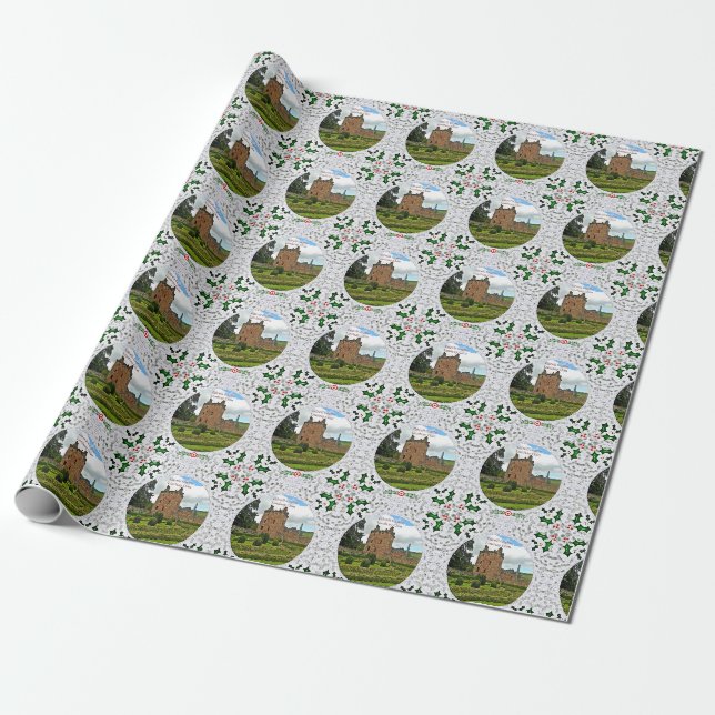 Papier Cadeau Château d'Edzell - Lindsay Clan (Déroulé)