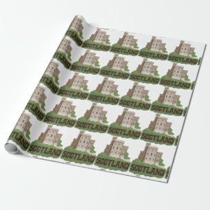 Papier Cadeau Château écossais