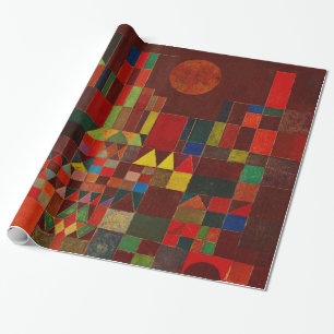Papier Cadeau Château Paul Klee Et Le Soleil Abstrait Art Modern