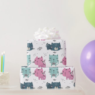 Papier Cadeau Chatons Mignons