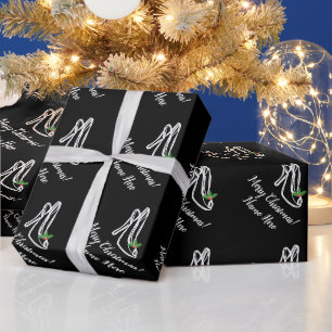 Papier Cadeau Chaussure à talon élevé pour femmes amusantes t