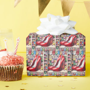 Papier Cadeau Chaussures Rouges Dans Le Closet