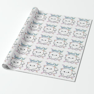 Papier Cadeau Cheeky Kawaii Style Kitten