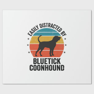 Papier Cadeau Chemise Bluetick Coonhound pour amateur de chien v