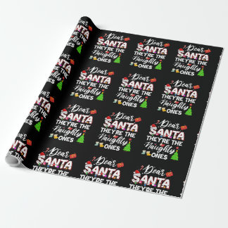 Papier Cadeau Cher Père Noël, Ce Sont Les Mauvais, Famille Chris