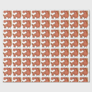 Papier cadeau Cheval Exité