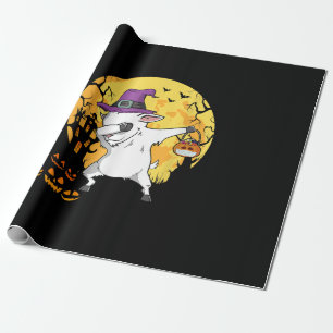 Papier Cadeau Chèvre Dabbing sorcière Citrouille Drôle Chien drô