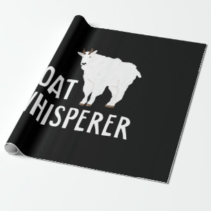 Papier Cadeau Chèvre Whisperer Funny Chèvre ferme T-shirt animal