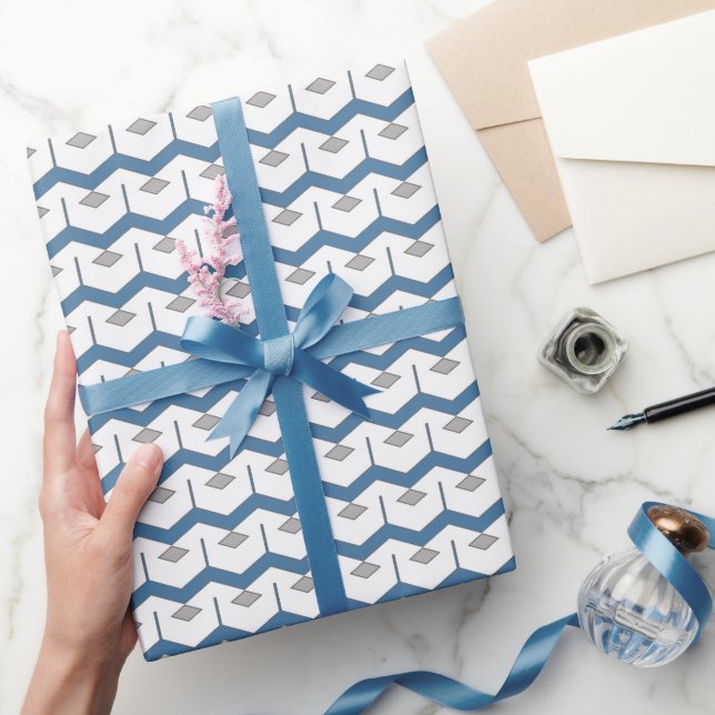 Papier Cadeau Chevron ZigZig (Cadeaux)