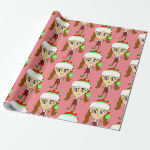 Papier Cadeau chibi elf
