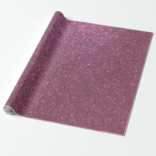 Papier Cadeau Chic Elegant Plum violet Parties scintillant mouss