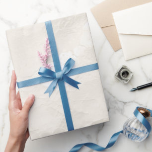 Papier Cadeau Chic Pearl Mariage blanc ivoire