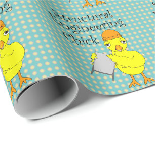 Papier Cadeau Chick d'ingénierie structurelle