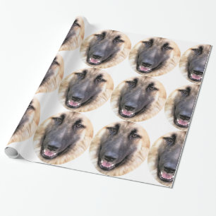 PAPIER CADEAU CHIEN ALLEMAND SHEPHERD