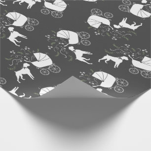 Papier Cadeau Chien Baby shower de boîte Chien Chien Chien Chien
