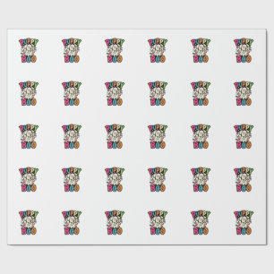 Papier Cadeau Chien Chiot Boo Halloween