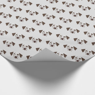 Papier Cadeau Chien Dalmatien Brown