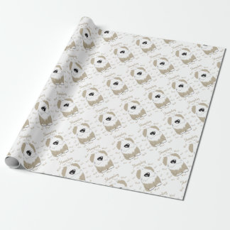 Papier Cadeau chien de berger