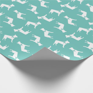 Papier Cadeau Chien de Boston Terrier Puppy