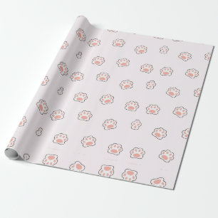 PAPIER CADEAU CHIEN DE LA MAIN
