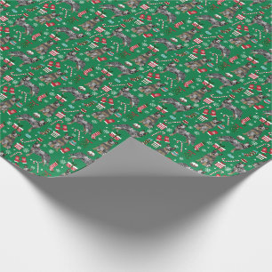 Papier Cadeau Chien de Noël de Blue Heeler