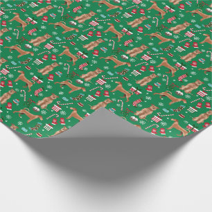Papier Cadeau Chien de Noël irlandais Terrier
