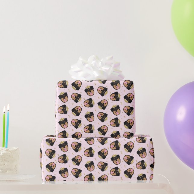 Papier Cadeau Chien pourcentage Rottweiler (Cadeaux de fête)