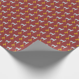 Papier Cadeau Chiens de l'année Chiens Motif Enveloppement papie
