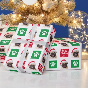 Papier Cadeau Chiens personnalisables Papier d'enveloppement de 