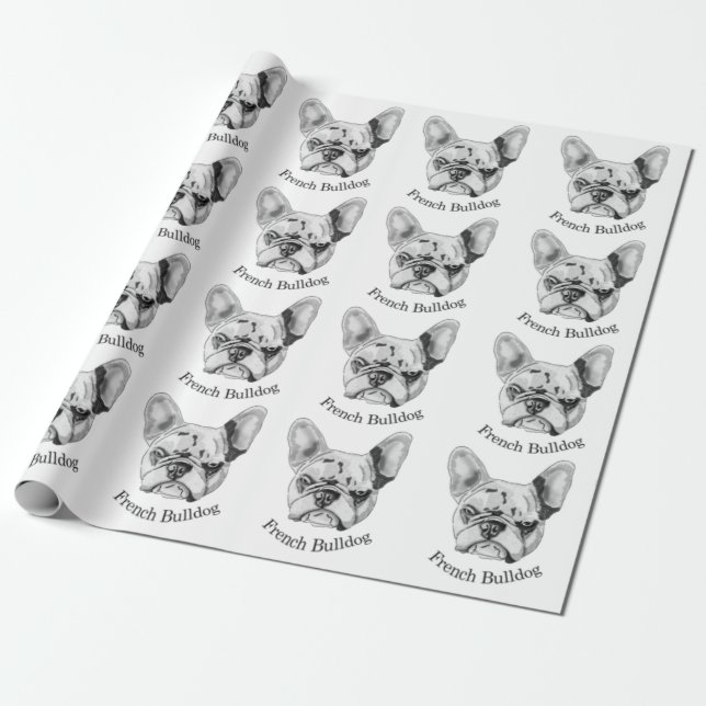 Papier Cadeau Chiffre de taureau français (Déroulé)
