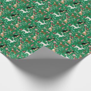 Papier Cadeau Chihuahua Dogs mixtes Noël