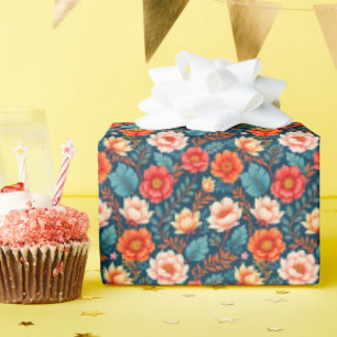 Papier Cadeau Chinoiserie Couleurs Vives