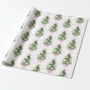 Papier Cadeau Chinoiserie Papier d'enveloppement de sapin de Noë