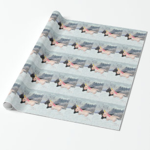 Papier Cadeau Chiots écossais