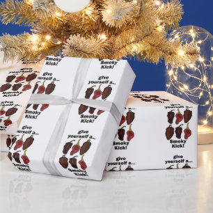 Papier Cadeau Chipotle Donnez-vous un Coup de Fouet Fumé Drôle C