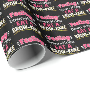 Papier Cadeau Chirurgie du genou - Jeu de position - Belle Brown