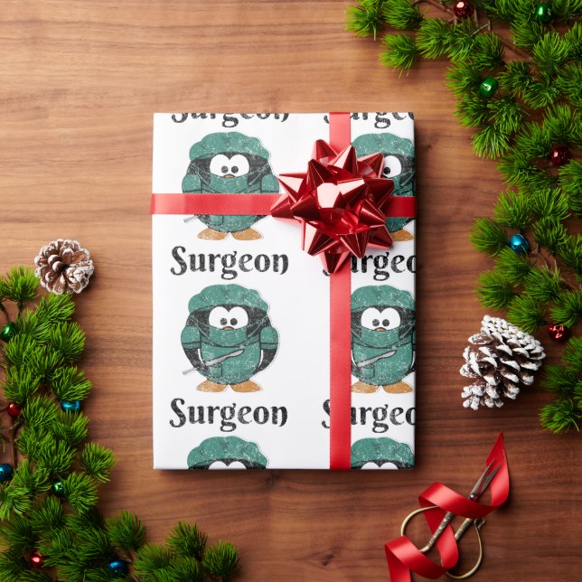 Papier Cadeau Chirurgien (Cadeau de vacances)