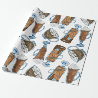 Papier Cadeau chocolat chaud