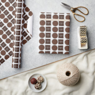 Papier Cadeau Chocolatier Bon Bon Bonbon Chocolatier Chocoholic